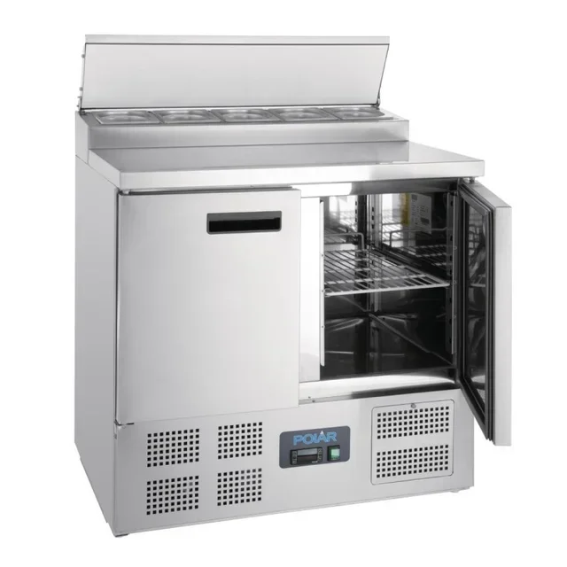 Refrigerated Pizza and Salad Preparation Counter Series G 254L with 5 Gastronorm 1/6 Pans
