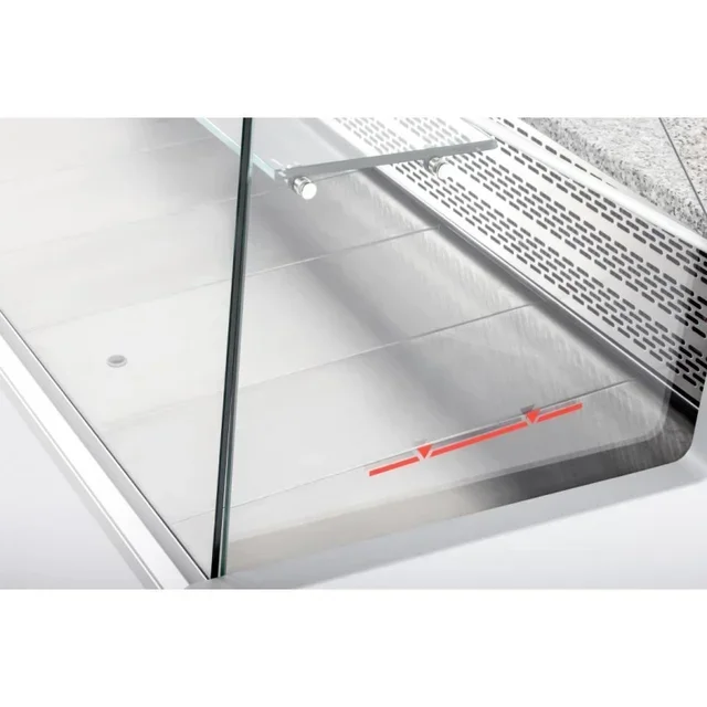 Grauer Tibetischer Kühltheke für den Service - 2 Meter