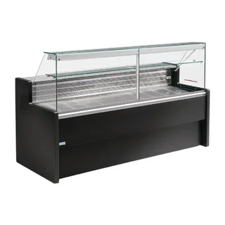 Black Tibet Service Refrigerated Counter - 1.5 m