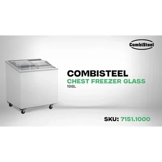 Congélateur Coffre 198 Litres - Couvercle Vitré