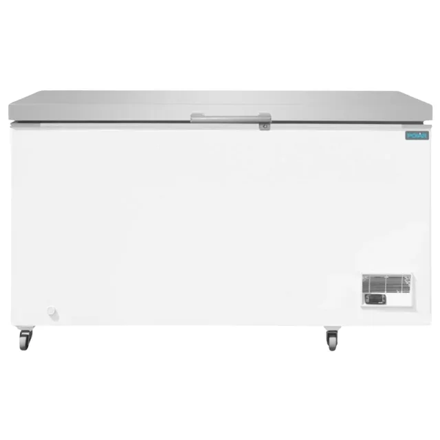 Freezer Horizontal Inox 378 L com Tampa