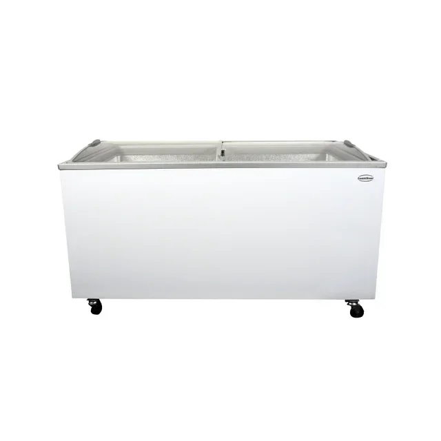 Glass Top Chest Freezer XXL Capacity 461 Litres