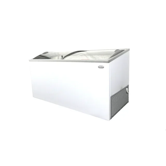Glass Top Chest Freezer XXL Capacity 461 Litres