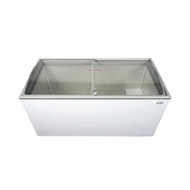 Glass Top Chest Freezer XXL Capacity 461 Litres