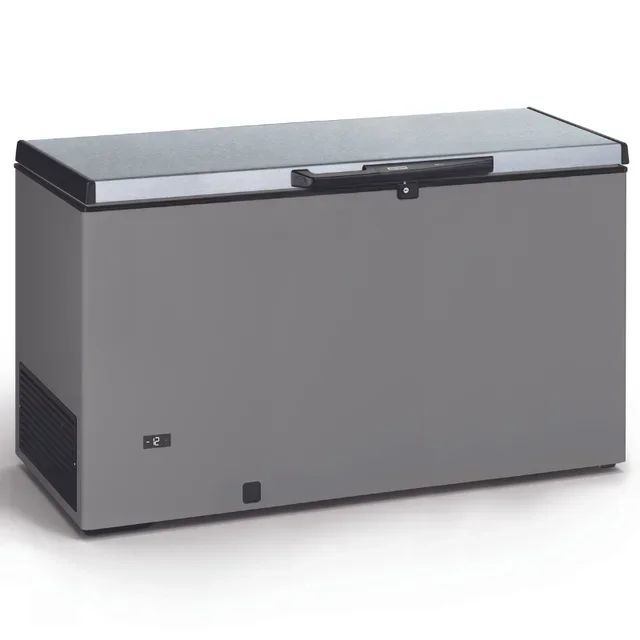 Chest Freezer 430L Stainless Steel Finish with Metal Lid