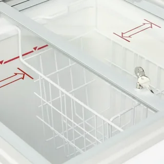 Professional Chest Freezer 91L for Ice Cream Storage
