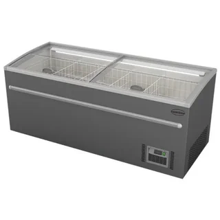 Freezer Horizontal Profissional 850 Litros - Acabamento Cinza para Comércio