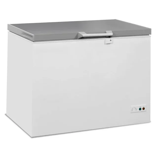 Freezer Horizontal Inox 305 Litros com Tampa Metálica