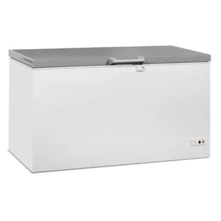 Freezer Horizontal de Aço Inoxidável 469 Litros com Tampa - Grande Capacidade