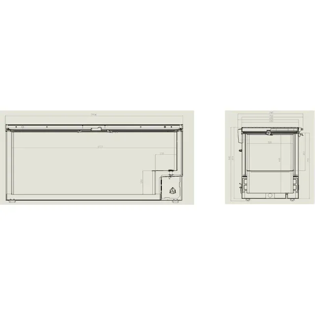 Freezer Horizontal Inox 635 Litros - Tampa em Aço Inoxidável