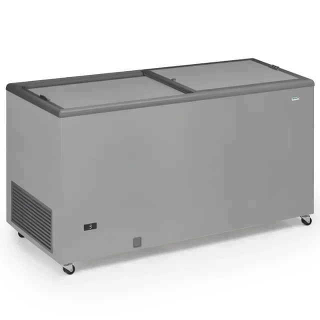 Professional Stainless Steel Chest Freezer 500L Opaque Lid - Commercial Refrigeration