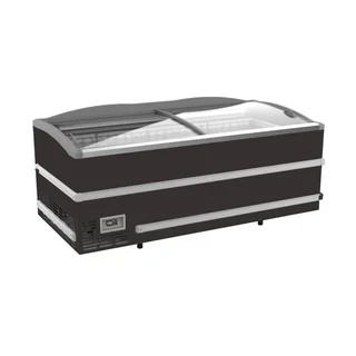 864L Chest Freezer Professional - Black Finish for Commercial Use