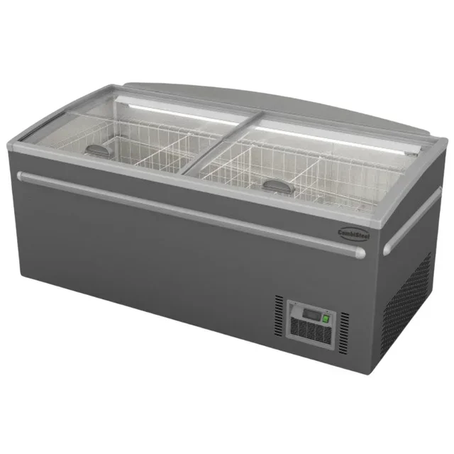 Chest Freezer 630 Liters Metallic Grey - Professional Supermarket Refrigeration