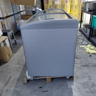 Stainless Steel Freezer with Sliding Glass Doors 500L Refurbished