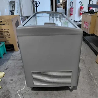 Stainless Steel Freezer with Sliding Glass Doors 500L Refurbished