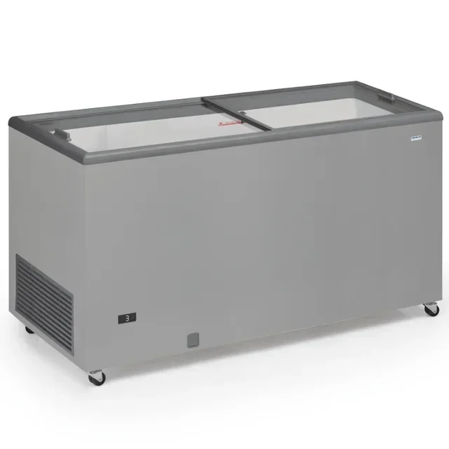 Double Glass Sliding Door Freezer - 500 Litre Capacity