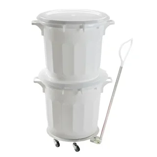 Large Storage Bin 75 Liters - White Color