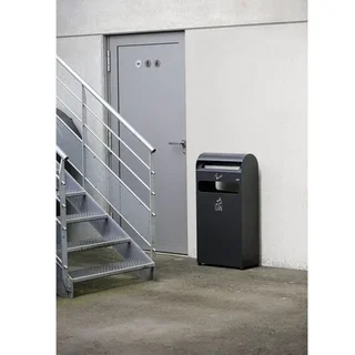 Conteneur à Déchets avec Cendrier Intégré - Capacité 48 Litres