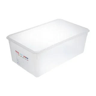 Gastronorm GN 1/1 Container 28 Liters - Pack of 4 Professional Storage Boxes