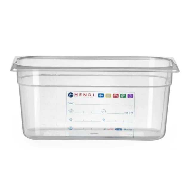 Gastronorm Container GN 1/3 5.7 Litres - Height 150 mm - Professional Food Pan