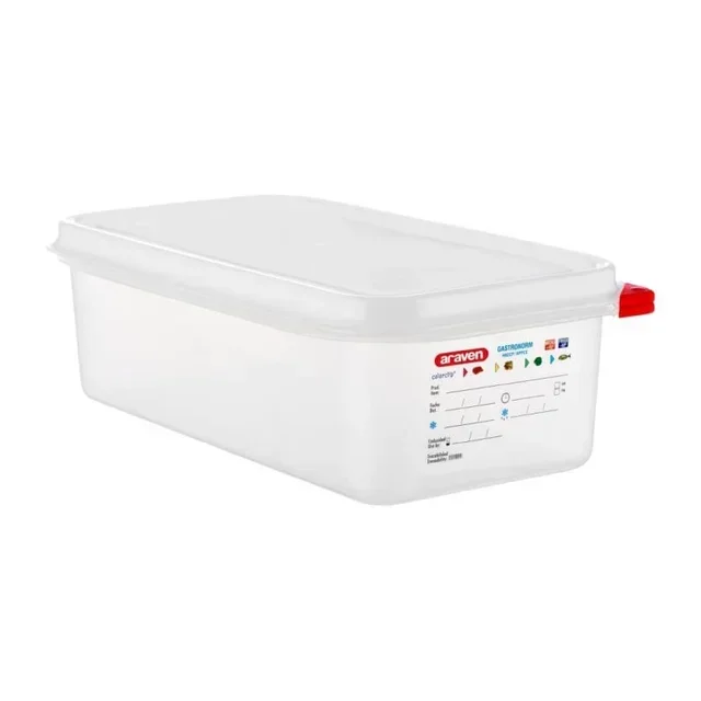GN 1/3 Gastronorm Container 4 Liters - Professional Food Storage Container