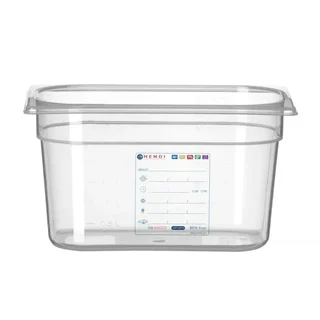 Gastronorm Container GN 1/4 4 Liters Height 150 mm