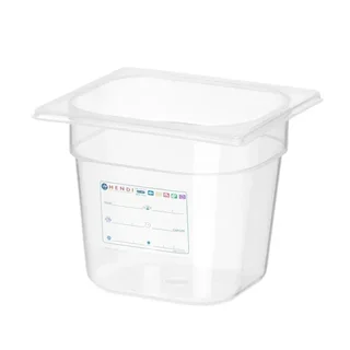 GN 1/6 Gastronorm Container - 2.4 L - 150 mm Height - Professional Food Container