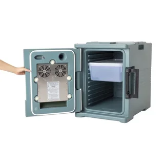 Heated Insulated Container 52 Liters - Slate Blue