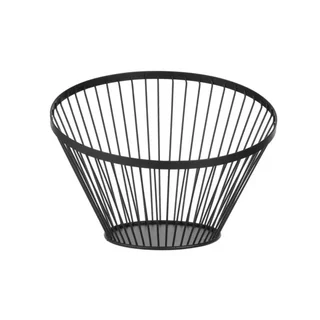 Black Angled Fruit Basket - Ø 30 cm