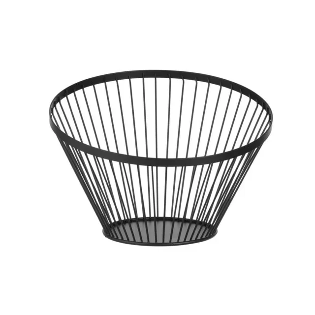 Black Angled Fruit Basket - Ø 30 cm