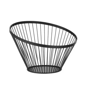 Black Angled Fruit Basket - Ø 30 cm