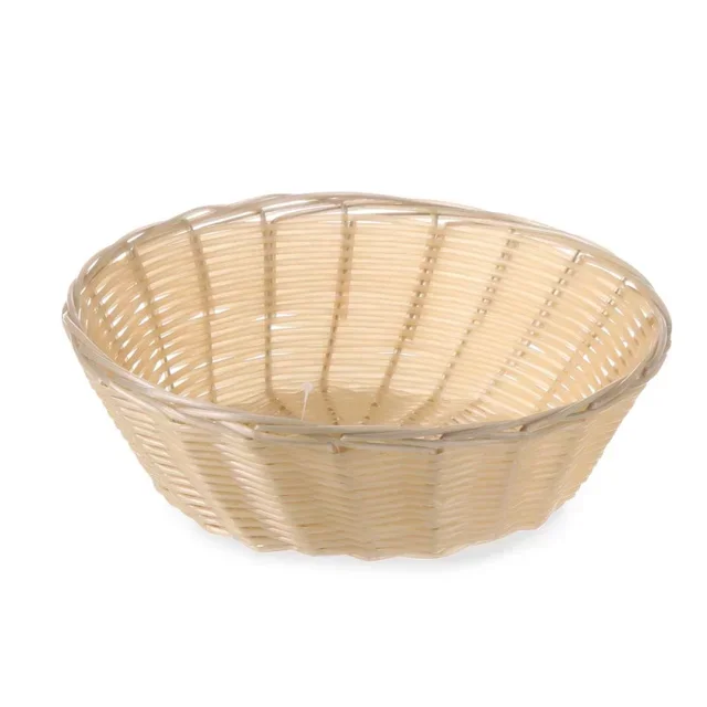 Round Bread Basket 20 cm - Woven Wicker Bread Holder