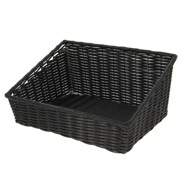 Corbeille Bacplast Noire Polypropylène 500x400 mm