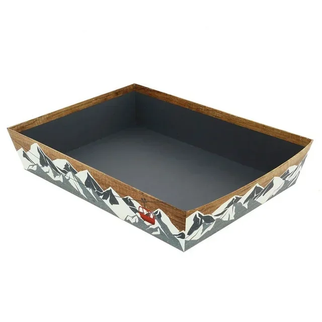 Sorting Bin Cardboard Chalet Style - Rectangular Format 360 x 270 mm