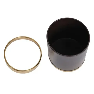 Corbeille de Bureau Dorée 10,2 L