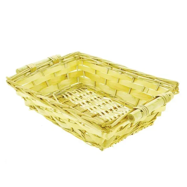 Rechteckiger Weidenkorb 400x300mm - Natürlicher Aufbewahrungskorb