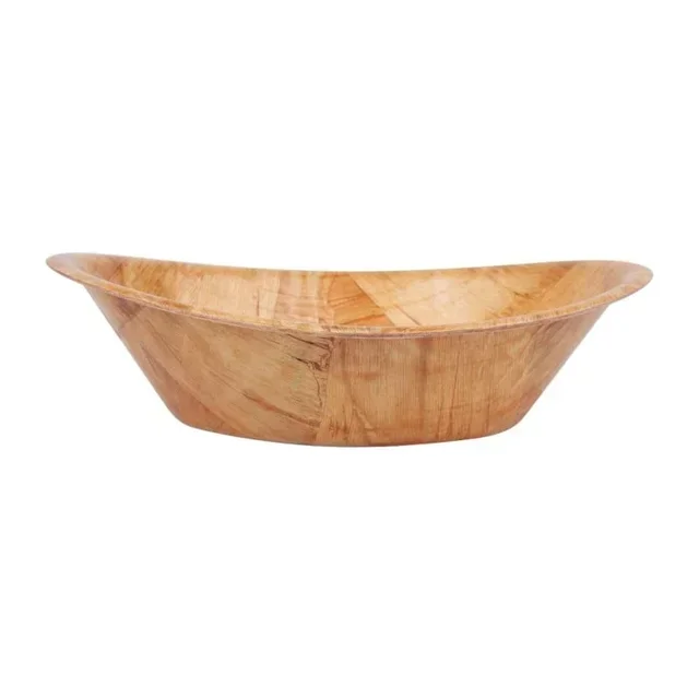 Small Oval Wood Bread Basket