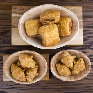 Small Oval Wood Bread Basket