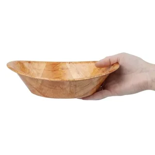 Small Oval Wood Bread Basket