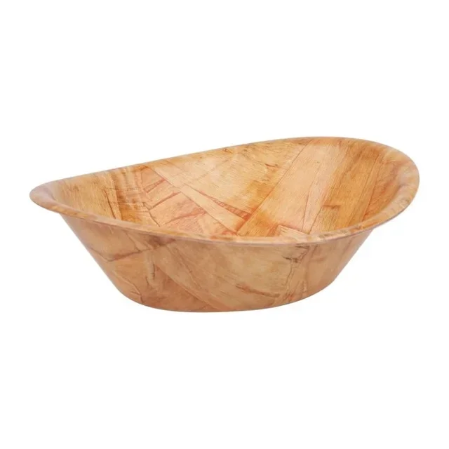 Small Oval Wood Bread Basket