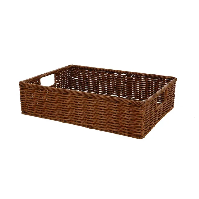 Corbeille Polypropylène Chocolat 40 cm