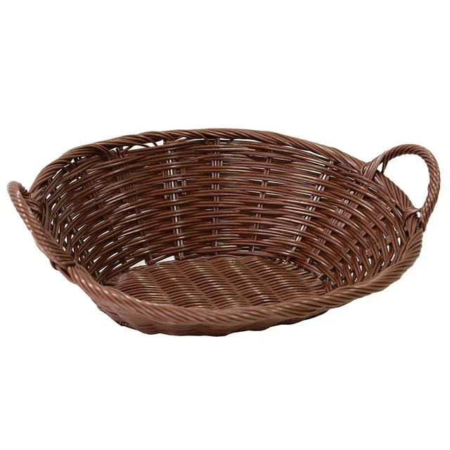 Corbeille en Polypropylène Turbo Chocolat - Diamètre 400 mm