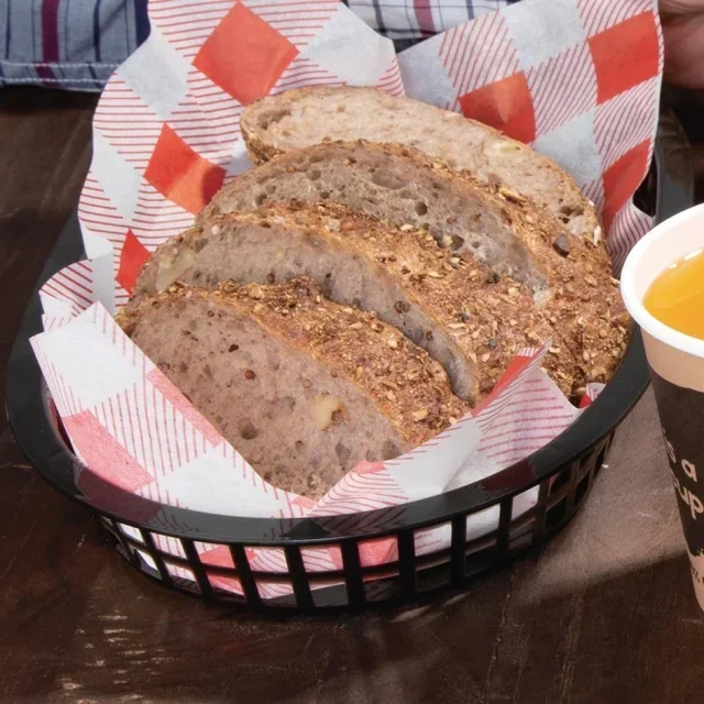 Black Oval Presentation Basket in Food-Grade Polypropylene