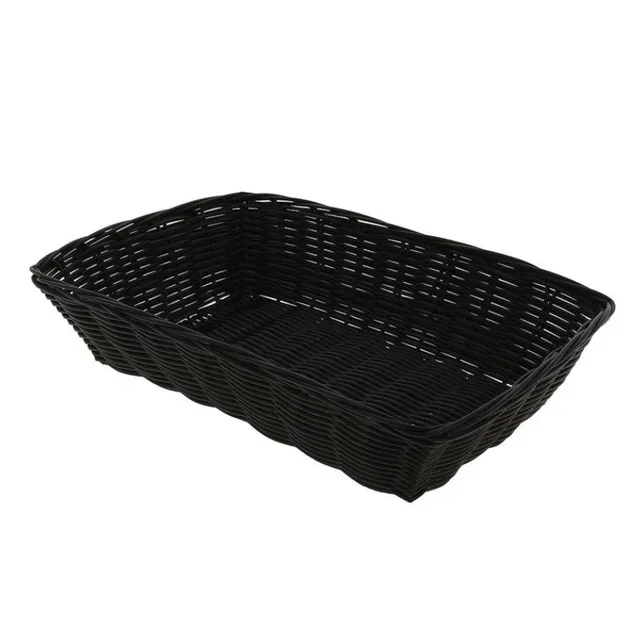 Corbeille de Rangement Dordogne Noire Polypropylène 280x200 mm