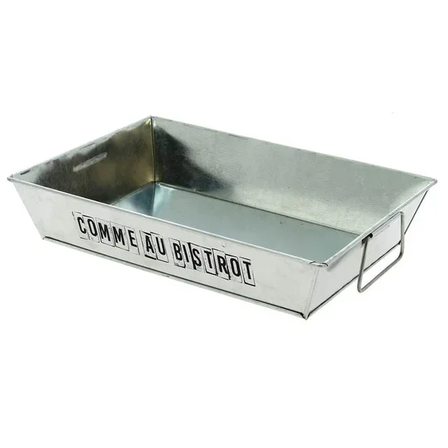 Rechteckiger Metallkorb - 280 x 200 mm