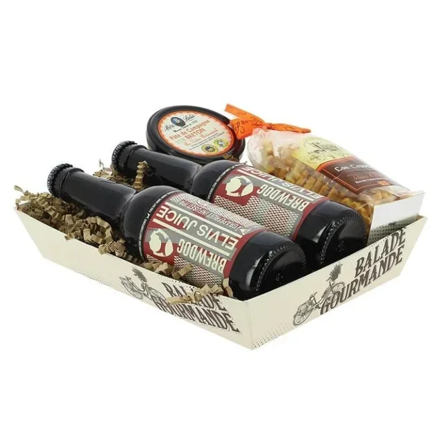 Corbeille de Service Balade Gourmande Format Rectangle PM - 26 x 20 cm