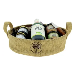 Runder Bengalen-Korb Mittelgroß - Ø 31 x 8/13 cm