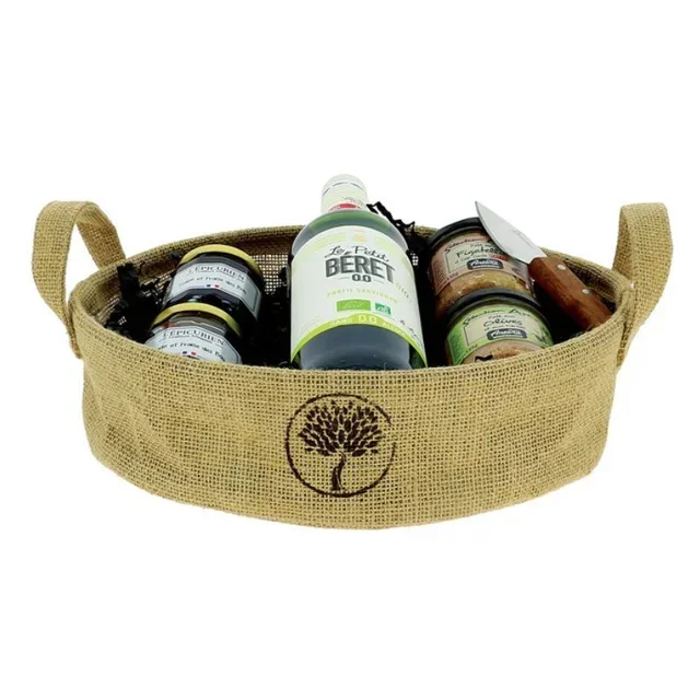 Round Bengal Basket Medium Size - Ø 31 x 8/13 cm