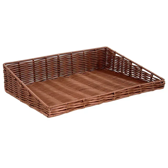 Corbeille Tablette Chocolat Polypropylène 400x300 mm