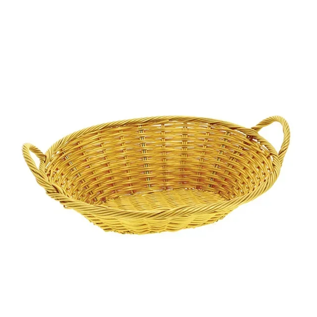 Corbeille Turbo Polypropylène Jaune - Diamètre 400 mm